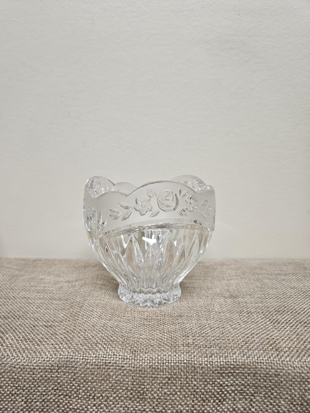 Crystal Rose Decorative Dish